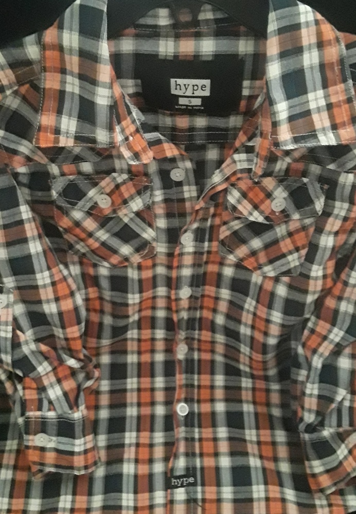 Hype khaki polo shirt